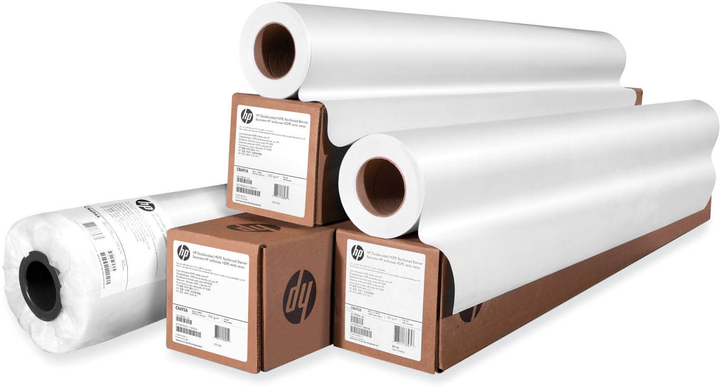 Papier do plotera HP Q1414B Universal Heavyweight Coated Paper 131 g/m2 1067 mm x 30.5 m Matowy Biały (0848412015942) - obraz 2