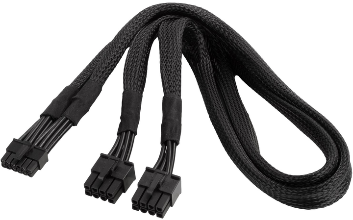 Kabel SilverStone PP12-EPS EPS 8Pin (PSU) > 12Pin (GPU) 0.55 m Black (SST-PP12-EPS) - obraz 1