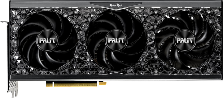 Відеокарта Palit PCI-Ex GeForce RTX 4070 Ti Super GameRock OmniBlack 16GB GDDR6X (256bit) (2610/21000) (1 x HDMI, 3 x DisplayPort) (NED47TS019T2-1020Q) - зображення 1