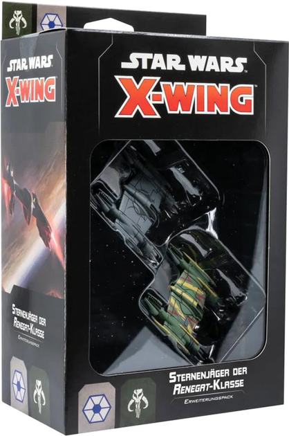 Доповнення до гри Asmodee Star Wars: X-Wing 2-е видання Винищувач класу Renegade (4015566603233) - зображення 1