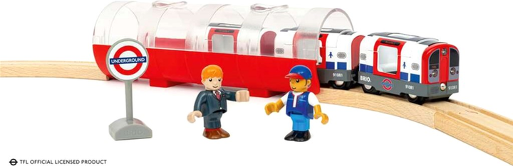 Londyńskie metro ze światłami i dźwiękami Brio World (7312350360851) - obraz 4