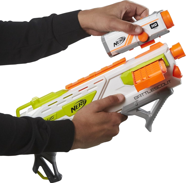 Pistolet Hasbro Nerf N-Strike Elite Modulus BattleScout ICS-10 N-Strike bezpieczne opakowanie (5010993330836) - obraz 2