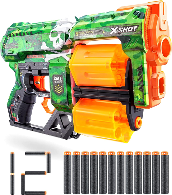 Бластер Zuru X-Shot Skins - Страшний нокаут (4894680022669) - зображення 2