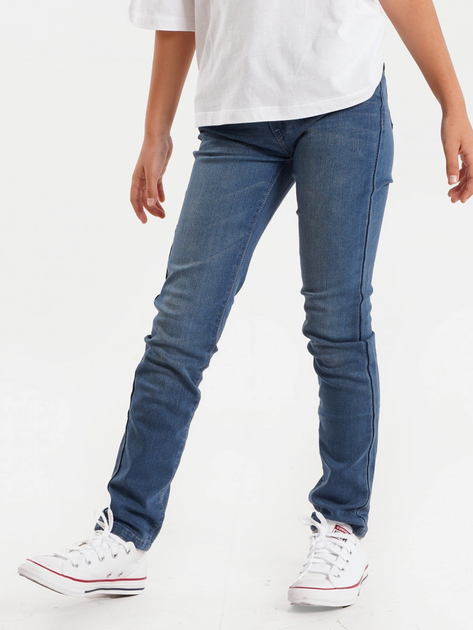 Підліткові джинси для дівчинки Levi's 4E1613-M1N 10A 140 см Сині (3665115024234) - зображення 1