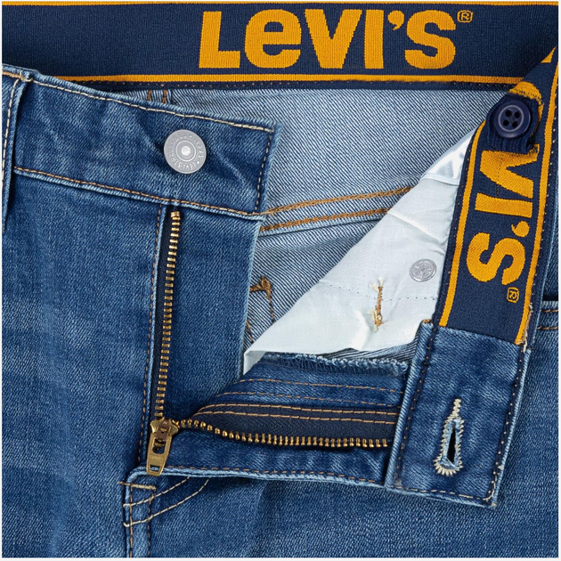 Підліткові джинси для хлопчика Levi's Lvb-510 Skinny Fit Everyday Performance Jeans 9EC758-M8R 134-140 см Сині (3665115329803) - зображення 7