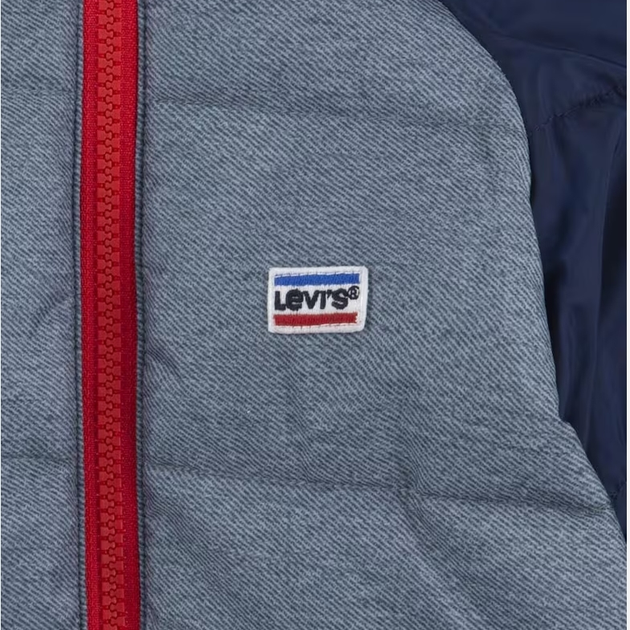 Дитячий демісезонний суцільний комбінезон Levi's 6EF977-BCF 9M 74 см Синій (3665115860955) - зображення 3