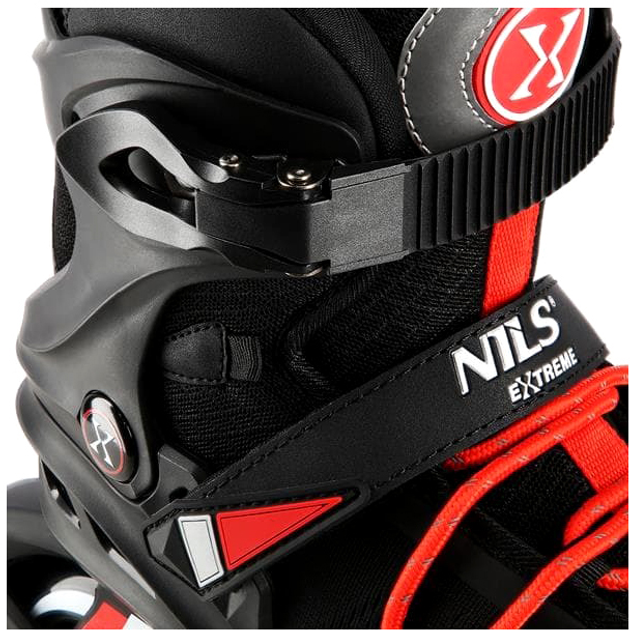 Rolki Nils Extreme Czarne 43 (5907695520026) - obraz 5