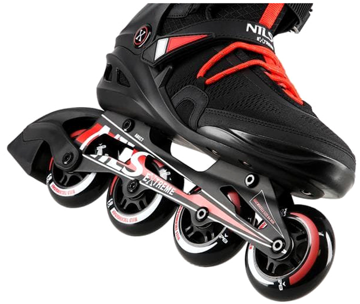 Ролики Nils Extreme Чорний 44 (5907695520033) - зображення 3