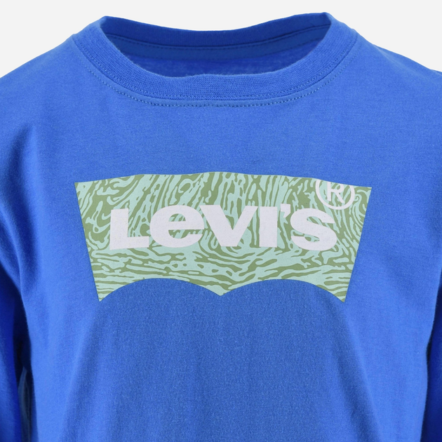 Підліткова футболка з довгим рукавом для хлопчика Levi's 9EG294-U9X 14A 158-164 см Синя (3665115877489) - зображення 3