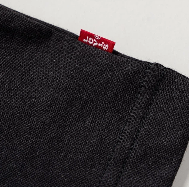 Koszulka z długim rękawem młodzieżowa chłopięca Levi's 9EJ331-K84 16A 170-176 cm Czarna (3666643021481) - obraz 3