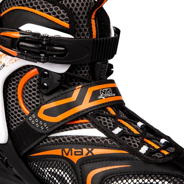 Rolki Nils Extreme Czarno-Pomarańczowe 45 (5907695534993) - obraz 7