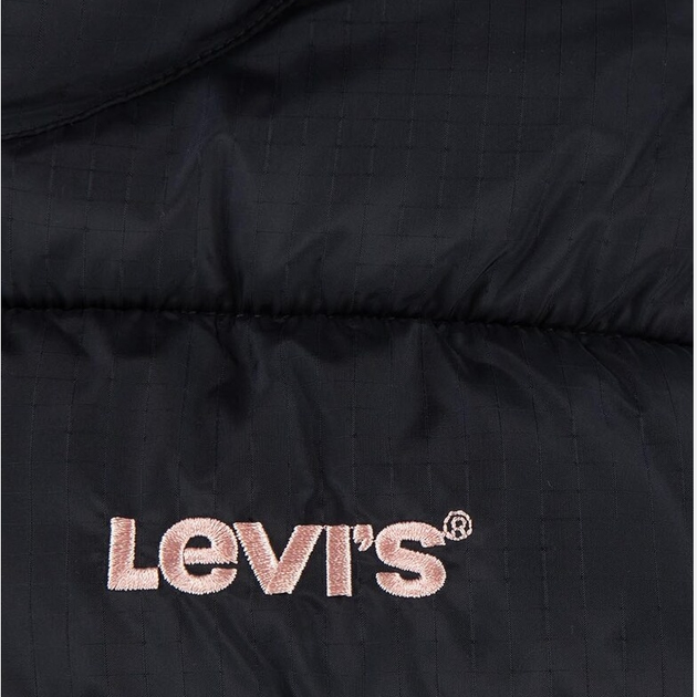 Підліткова зимова стьобана куртка для дівчинки Levi's 4EH930-K75 10A 134-140 см Чорна (3666643037154) - зображення 3