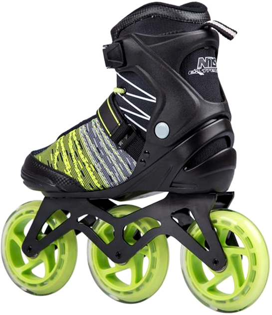 Rolki Nils Extreme Czarno-Zielone 41 (5907695535044) - obraz 4
