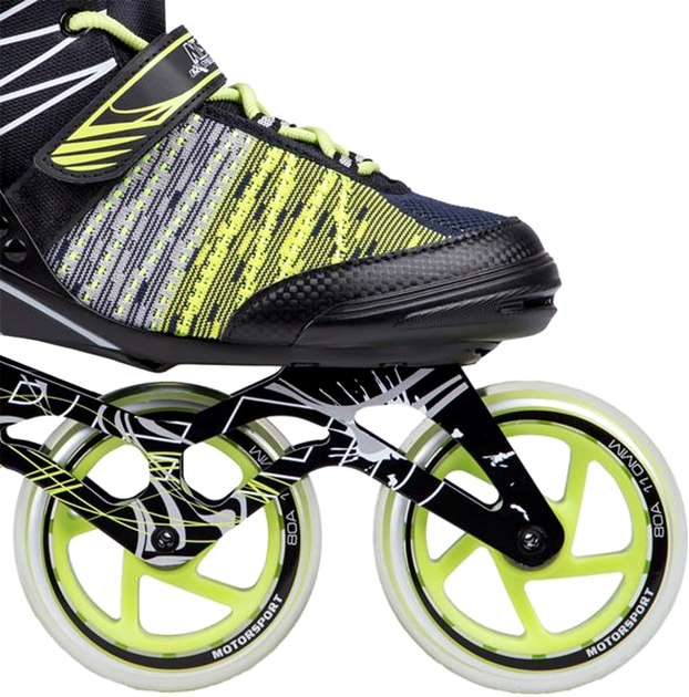 Rolki Nils Extreme Czarno-Zielone 41 (5907695535044) - obraz 6