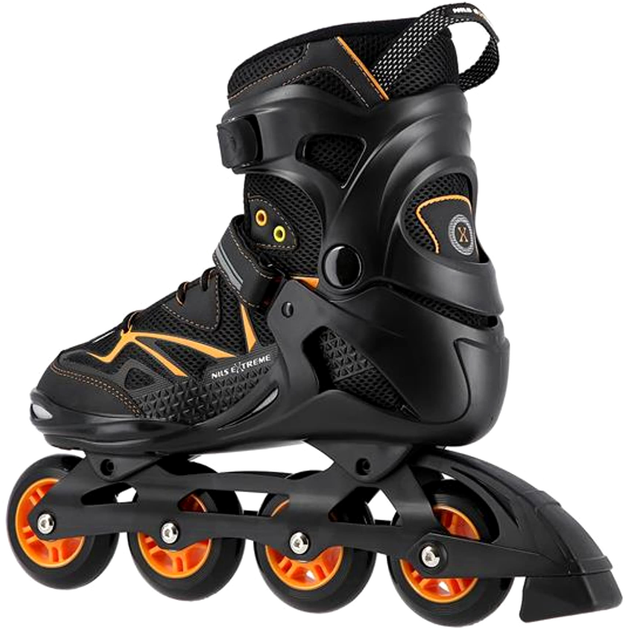 Ролики Nils Extreme Чорно-Помаранчевий 40 (5907695545999) - зображення 4