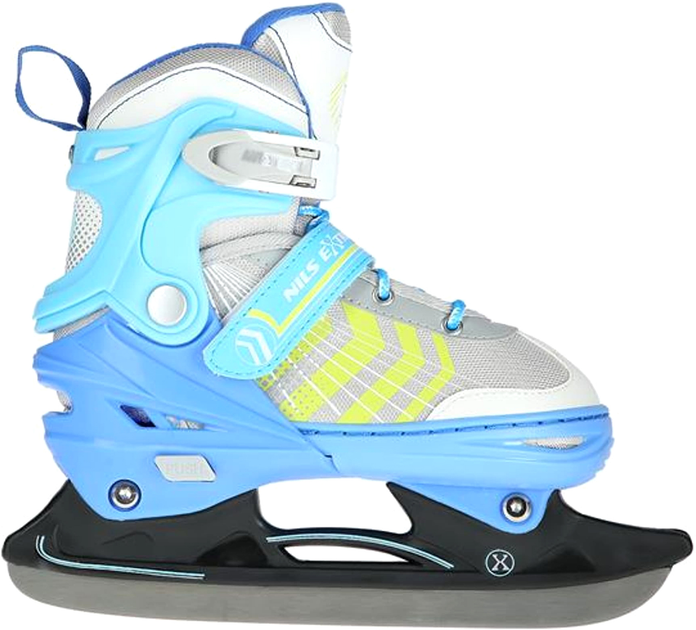 Ролики Nils Extreme 4 в 1 зі змінним хокейним лезом Блакитний L 39-43 (5907695591873) - зображення 5