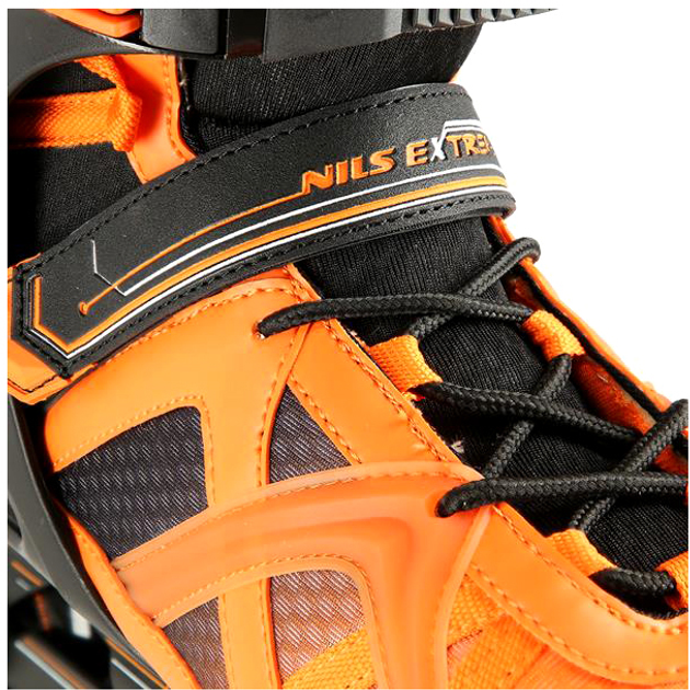 Rolki Nils Extreme Czarno-Pomarańczowe 44 (5907695597851) - obraz 8