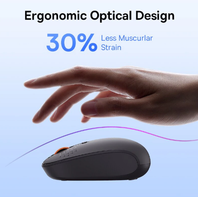 Беспроводная мышка Baseus F01A Wireless Mouse 2.4GHz - изображение 2