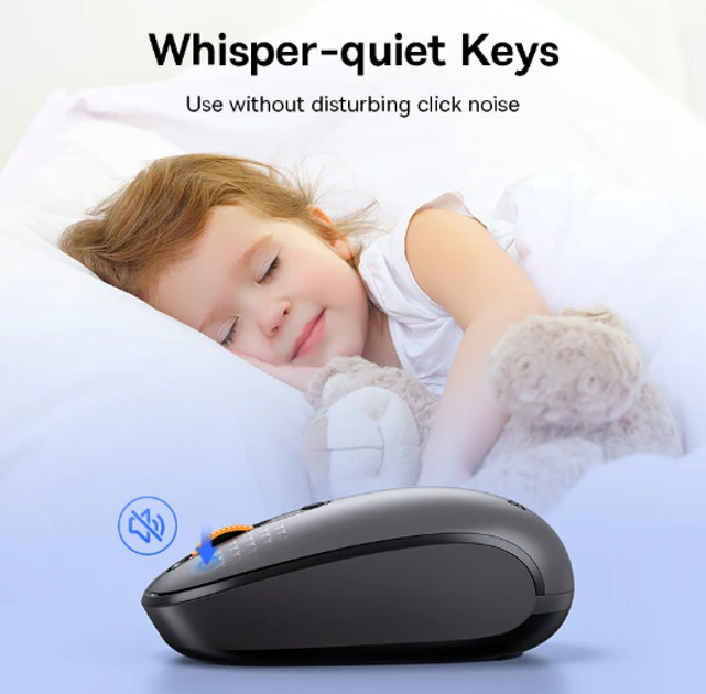 Беспроводная мышка Baseus F01A Wireless Mouse 2.4GHz - изображение 6