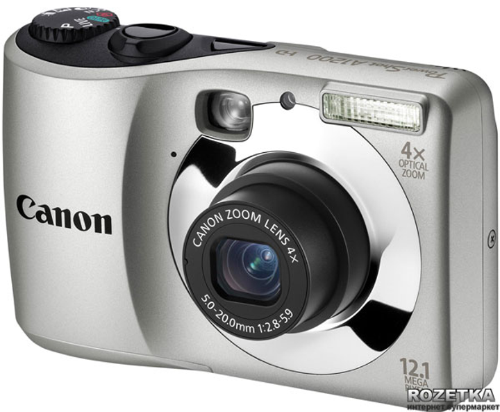 Фотоаппарат Canon PowerShot A1200 Silver купить на ROZETKA