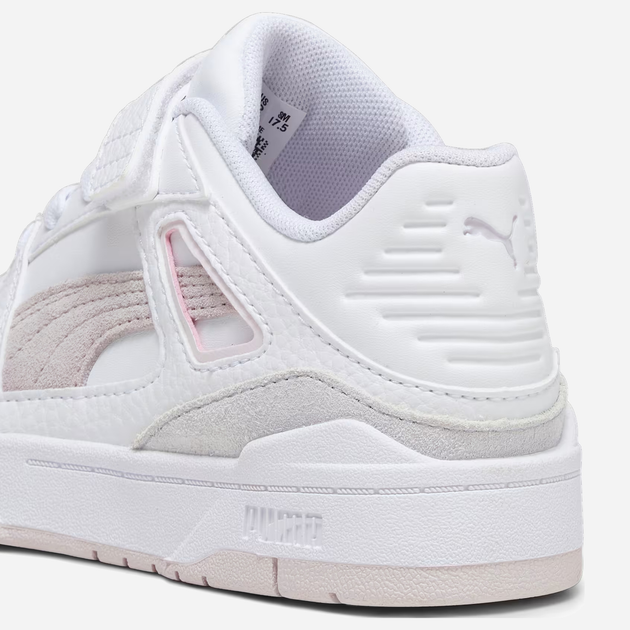 Sneakersy dziecięce dla dziewczynki na rzepy Puma 394342-01 30 Białe (4099683109045) - obraz 4