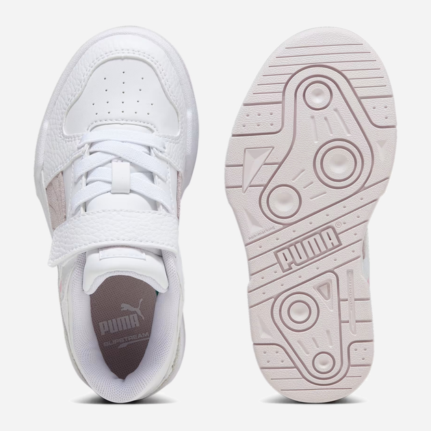 Sneakersy dziecięce dla dziewczynki Puma 394342-01 35 Białe (4099683109120) - obraz 3