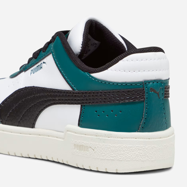 Sneakersy chłopięce Puma 394392-01 31 Biały/Zielony (4099683133026) - obraz 4