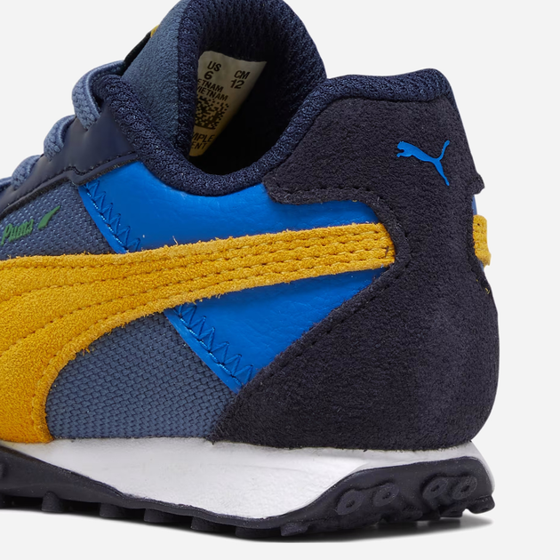 Дитячі кросівки для хлопчика Puma 394725-03 24 Темно-синій/Жовтий (4099683211267) - зображення 4