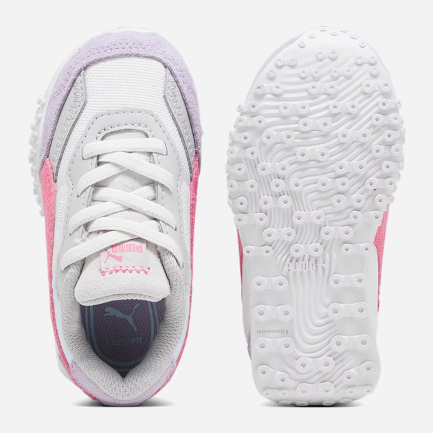 Buty sportowe dziecięce dla dziewczynki Puma 394725-04 27 Biały/Liliowy (4099683221068) - obraz 3