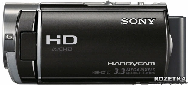 Видеокамера Sony HDR-CX130 Black (Русское меню!) – фото, отзывы
