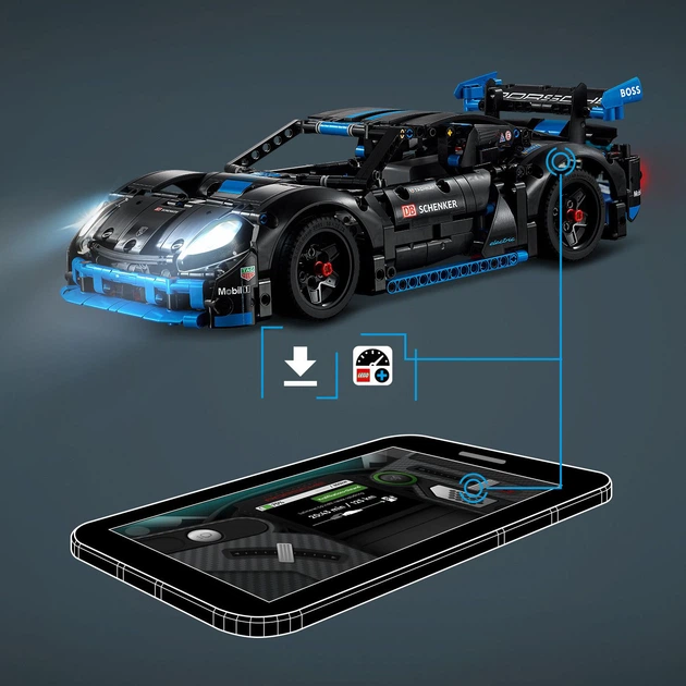 Конструктор LEGO Technic Автомобіль для перегонів Porsche GT4 e