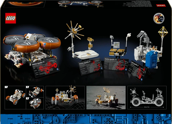 ⭐︎山川 Конструктор LEGO Technic Лунный автомобиль NASA Apollo 1913