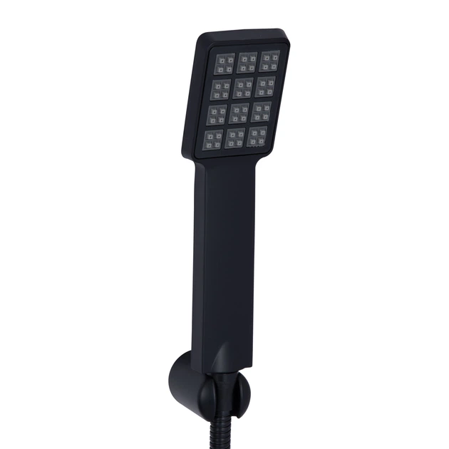 Смеситель для ванны Lidz Wawel 006 c душевым гарнитуром Black - Фото 3 Смеситель для ванны Lidz Wawel 006 c душевым гарнитуром Black - изображение 3