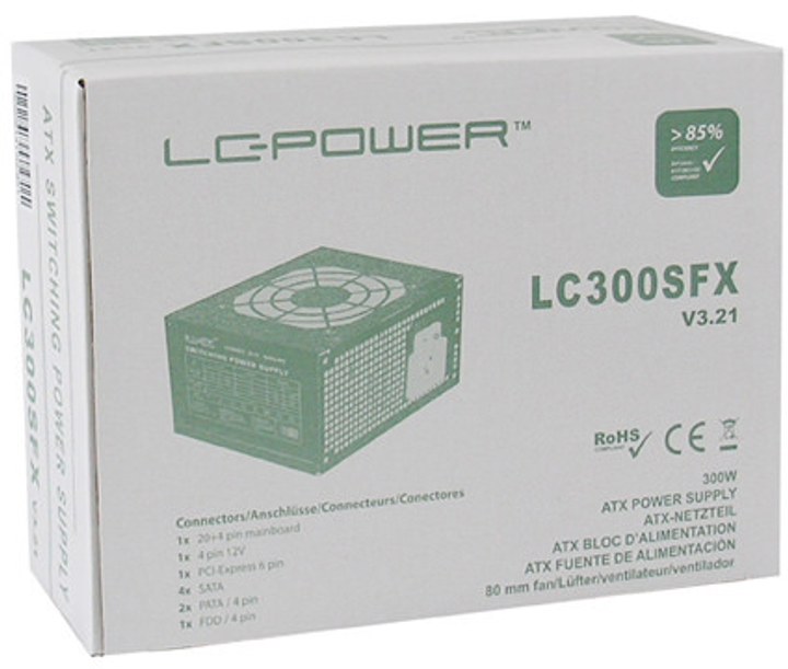 Блок питания LC-Power LC300SFX V3.21 300 W - изображение 2