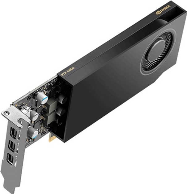 Відеокарта PNY PCI-Ex NVIDIA Quadro RTX A1000 8GB GDDR6 (128bit) (1462/12000) (4 x miniDisplayPort) (VCNRTXA1000-SB) - зображення 4