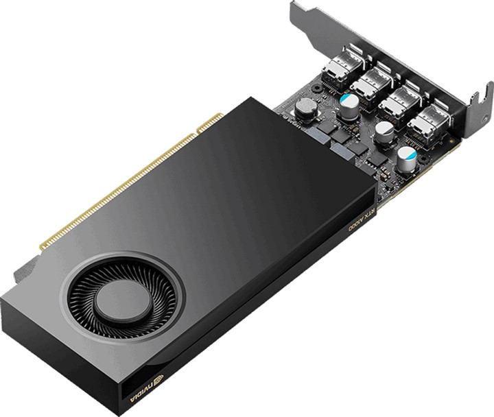 Відеокарта PNY PCI-Ex NVIDIA Quadro RTX A1000 8GB GDDR6 (128bit) (1462/12000) (4 x miniDisplayPort) (VCNRTXA1000-SB) - зображення 5