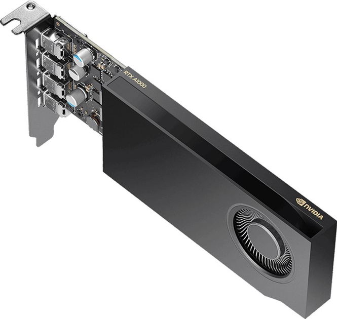Відеокарта PNY PCI-Ex NVIDIA Quadro RTX A1000 8GB GDDR6 (128bit) (1462/12000) (4 x miniDisplayPort) (VCNRTXA1000-SB) - зображення 6