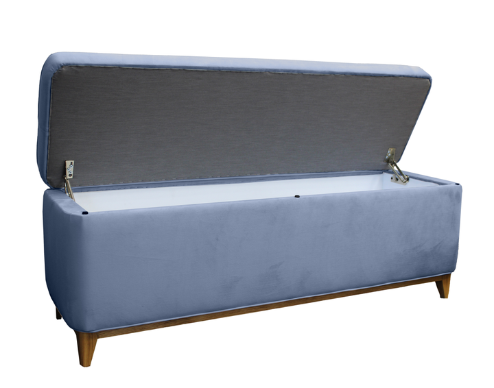 Банкетка Амур allure 1500x450х420 мм Navy (11162329) - изображение 2