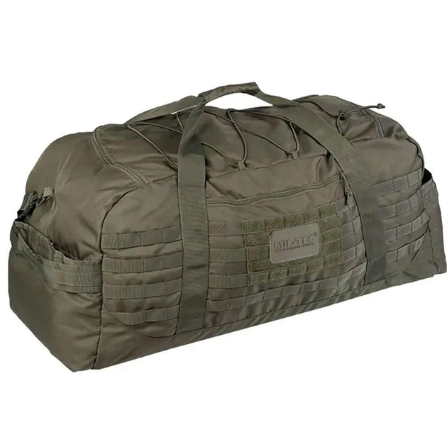 Баул 105л Mil-Tec US Combat Parachute Cargo з кріпленням Molle олива розмір 79 x 38 x 35,5 см - зображення 2