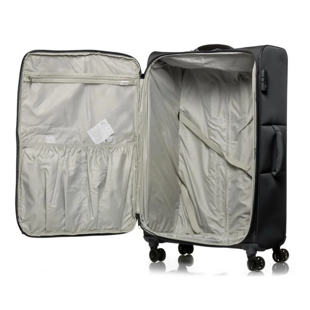 Чемодан V&V Travel 8024-75 серый - изображение 5