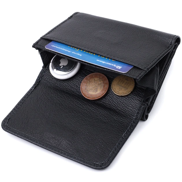 Красиве жіноче портмоне з монетницею з натуральної шкіри ST Leather Wallet 22728 Чорний - Фото 7 Красиве жіноче портмоне з монетницею з натуральної шкіри ST Leather Wallet 22728 Чорний - зображення 7