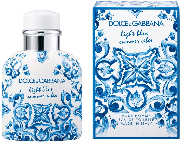 Туалетна вода для чоловіків Dolce&Gabbana Light Blue Summer Vibes 75 мл (8057971183562) - зображення 1