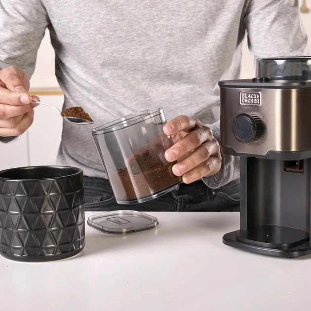 Кавомолка BLACK+DECKER BXCG151E - зображення 10