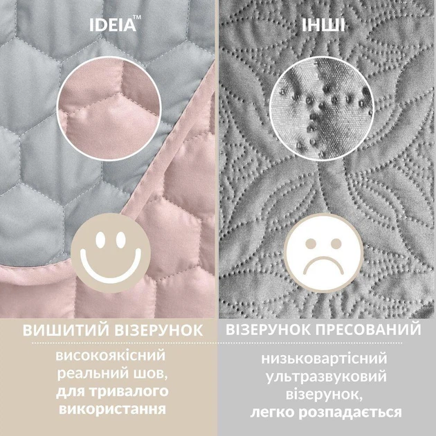 Покрывало на кровать Silhouette 240x260 IDEIA двухстороннее прочная стежка ткани антиаллергенное мята 4841664 - Фото 4 Покрывало на кровать Silhouette 240x260 IDEIA двухстороннее прочная стежка ткани антиаллергенное мята 4841664 - изображение 4