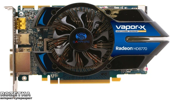 Відеокарта Sapphire PCI-Ex Radeon HD6770 Vapor-X 1024MB GDDR5