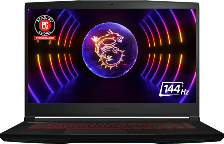 Laptop MSI Thin GF63 (12UC-1045XPL) Black - obraz 1