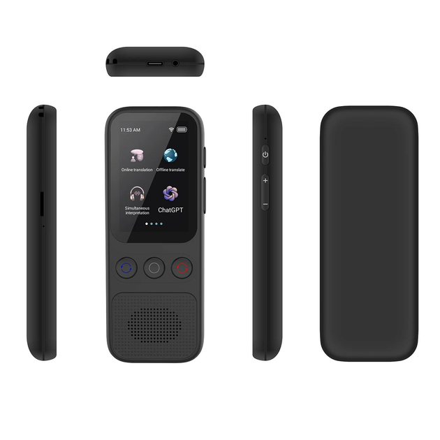 Электронный голосовой переводчик S80 AI Translator на 138 языков ...