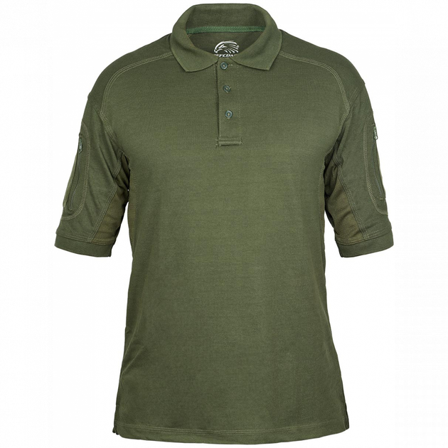 Теніска поло Defcon 5 Tactical Polo Short Sleeves with Pocket M OD Green - зображення 1