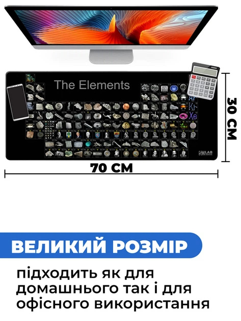 Коврик для мышки SHLab The Elements SHM-18 (70x30 см) (35494) - изображение 3