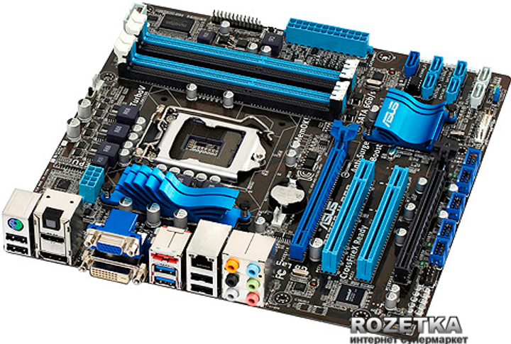 マザーボード ASUS P8Z68-M PRO Материнская плата Asus P8Z68-M PRO (s1155, Intel Z68, 2x PCI